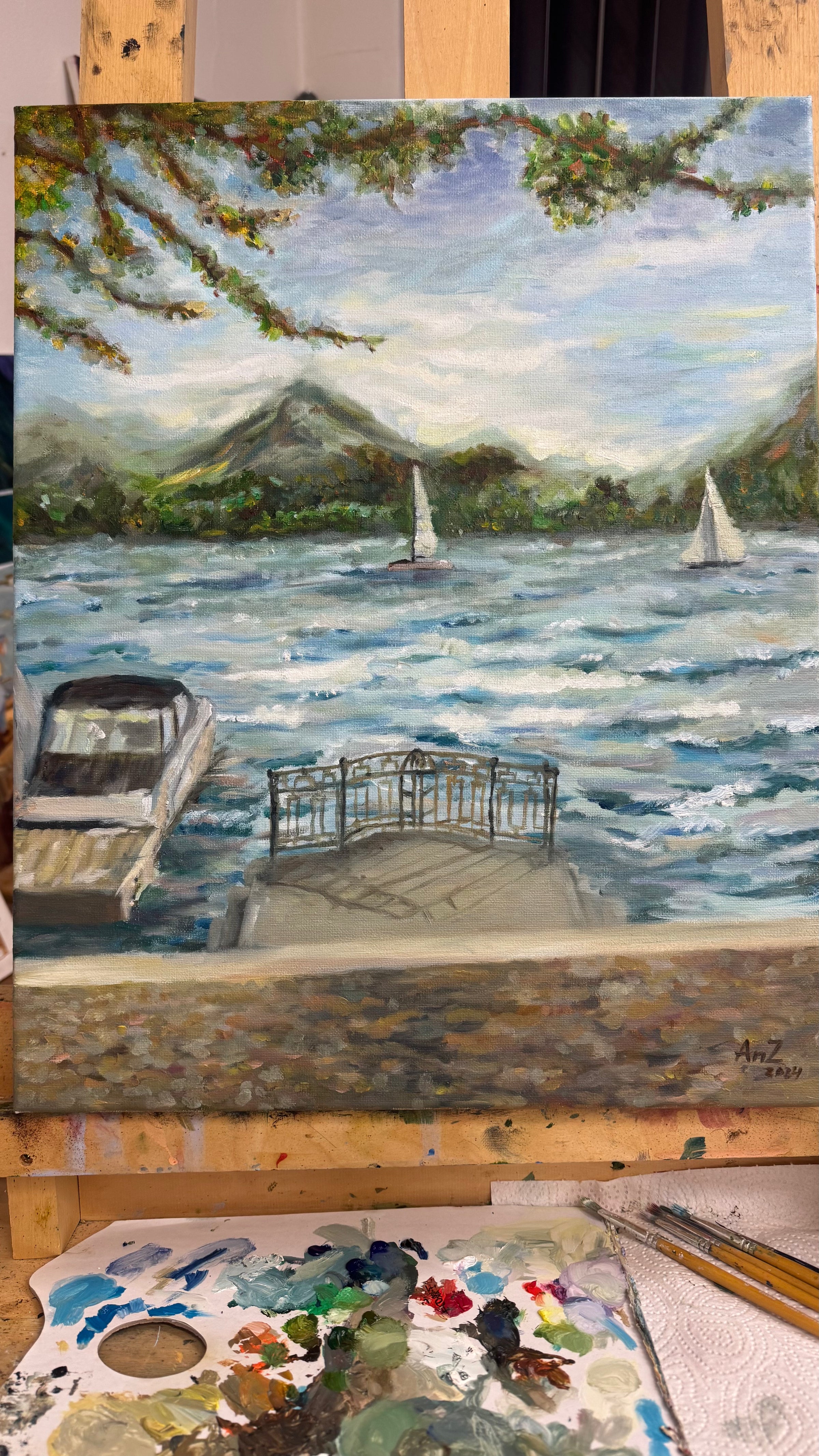 “Morning in Lucerne” 2024 | Oil | Canvas