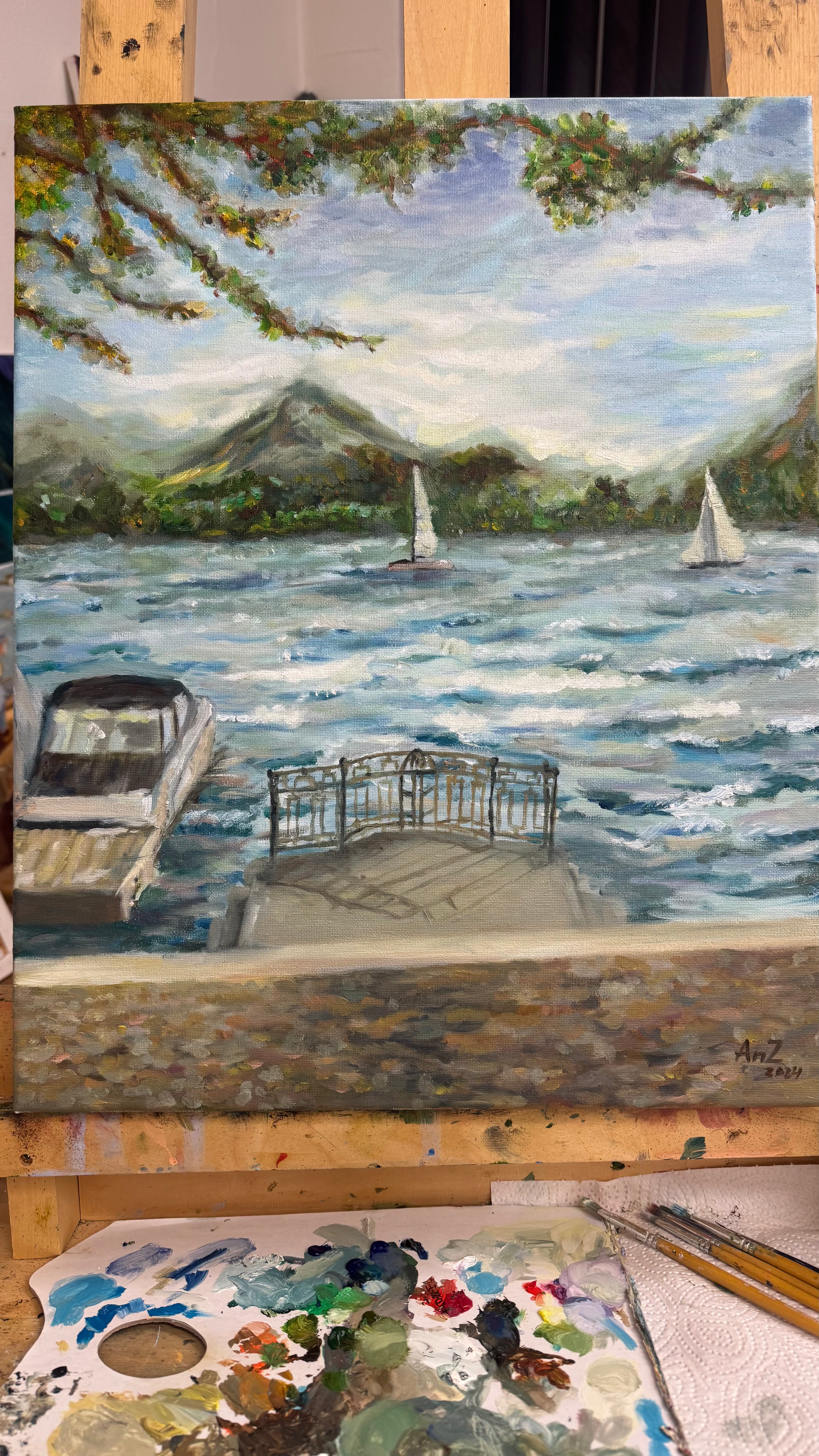 “Morning in Lucerne” 2024 | Oil | Canvas