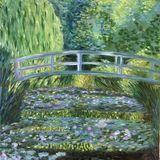 Claude-Oscar Monet “The Water-Lily Pond / 1899” reproduction.  2019 | Oil on canvas | 48 × 49 cm