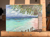 “Nusa Lembongan. Breath of the Island” Canvas | Oil | 40.6 × 30.5 cm