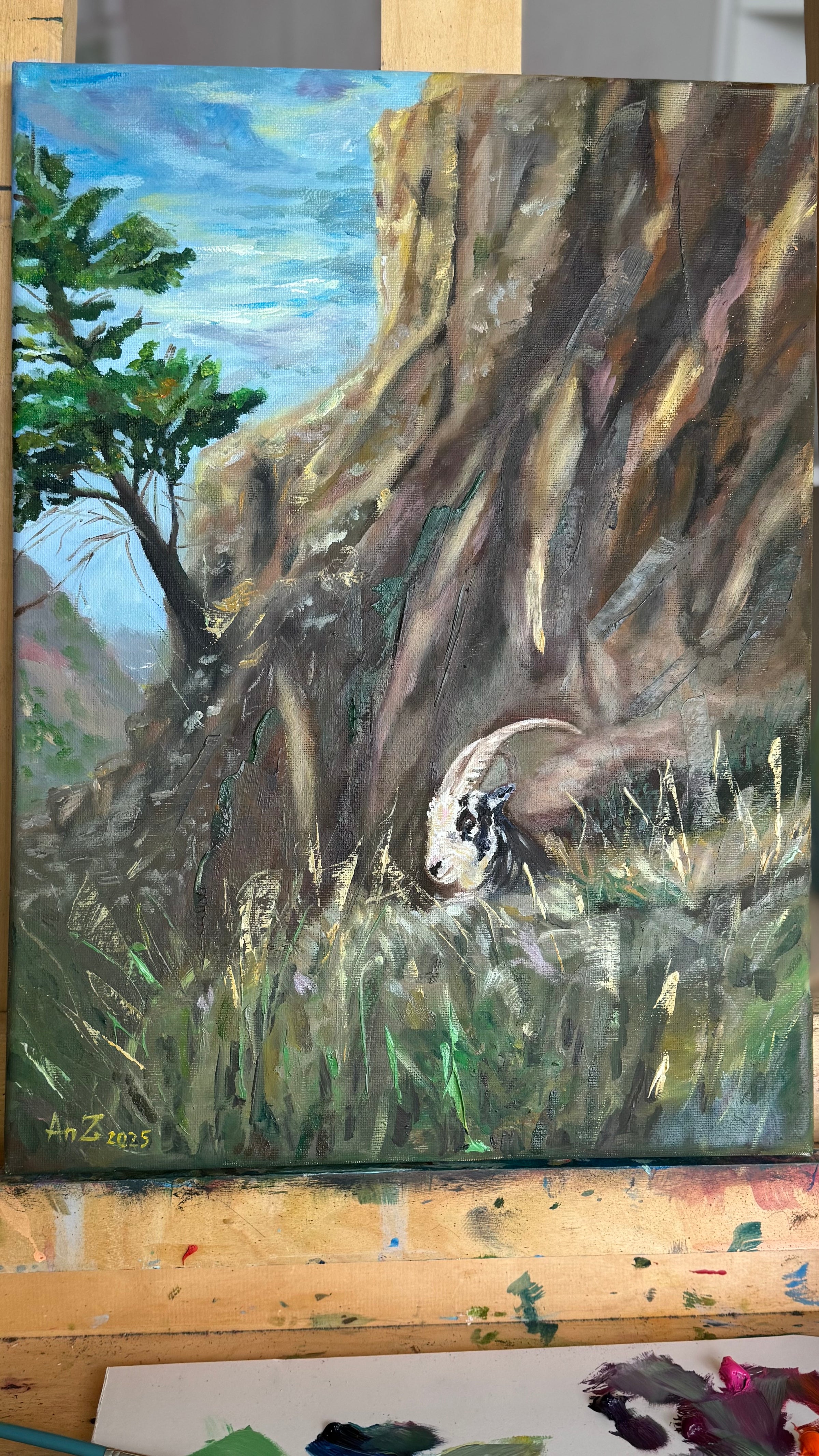 “Calm. The island of Corsica” 2025 | Oil | Canvas